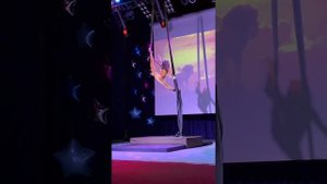 Чемпионат по воздушной гимнастике. Анна Тузова