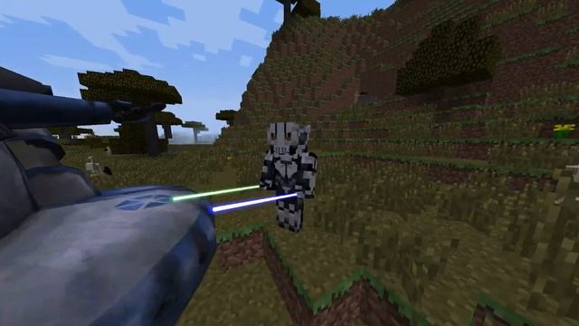 Дроиды против клонов. Clone wars. | Майнкрафт. Minecraft. смотреть онлайн
