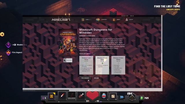 How To Get Minecraft Dungeons | Xbox One, PC, PlayStation, Nintendo Switch смотреть онлайн
