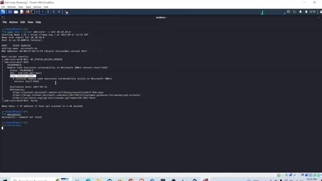 Hacking Windows 7 Computer using Kali Linux | Exploit Windows 7 services | Exploit SMB Vulnerabilit