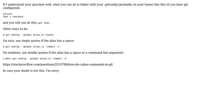 Unix & Linux: Alias for git command (3 Solutions!!) смотреть онлайн
