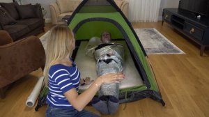 TANER'İ STREÇLEYİP ÇADIRA KİLİTLEDİM! ÇILDIRDI 😂