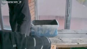 Завершение кладки облицовочного кирпича на веранде.