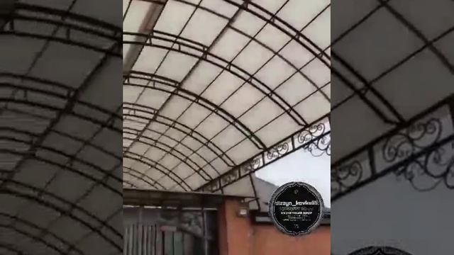 Навес из поликарбоната