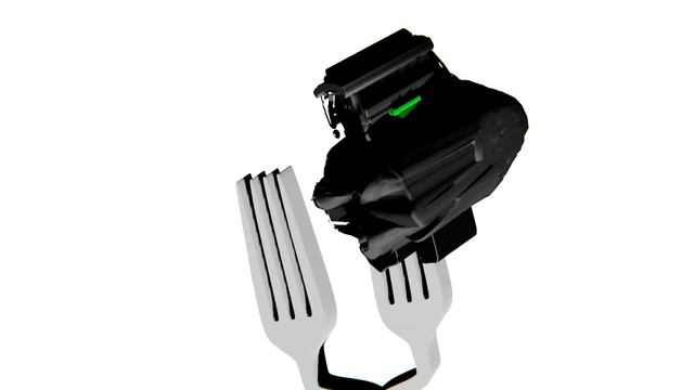 MS DOS ПРЫГАЕТ НА ВИЛКЕ смотреть онлайн