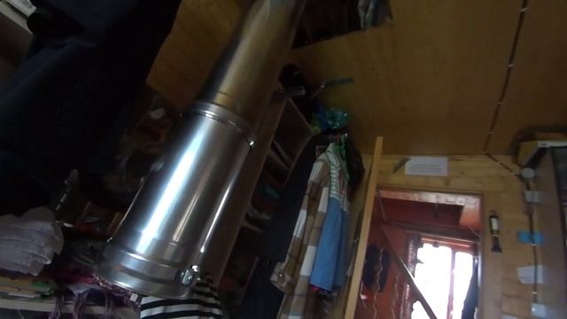 Правильное устройство и параметры дымохода из нержавейки для чугунной печки-буржуйки.