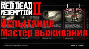 Red Dead Redemption 2 Испытание Мастер выживания