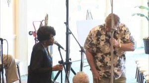 Mary Barton (97 years old) sings "Bill Bailey" with the South Bay Jazz Ramblers