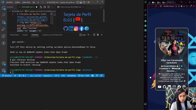 18.2 Documenta tu proyecto en GitHub con Markdown, README.md смотреть онлайн