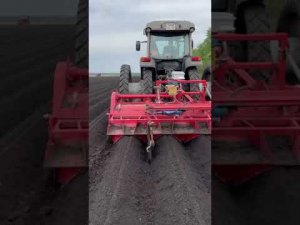 Grimme - нарезка гребней. Система управления орудием Trimble #grimme #trimble