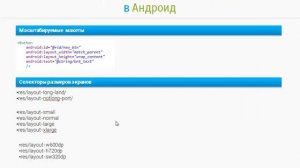 Поддержка разных разрешений и размеров экранов в Android