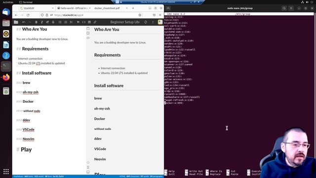 No sudo Docker смотреть онлайн