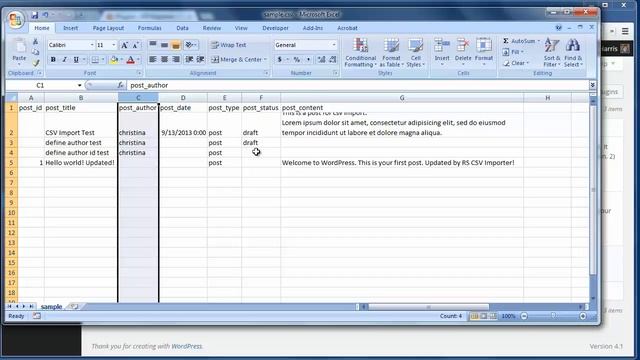 How to Import Post Ideas from CSV Spreadsheet in WordPress смотреть онлайн