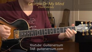Georgia On My Mind - Guitar Cover Solo Guitar (Chord Melody)