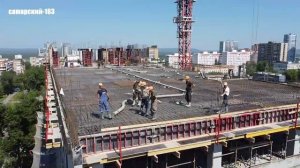 г.Самара\Строительство офисного центра на ул.Челюскинцев.