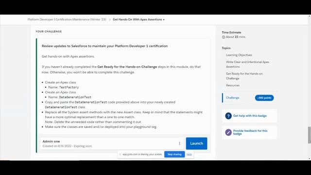 Platform Developer I Certification Maintenance (Winter '23) Solution | pd1 Winter 23