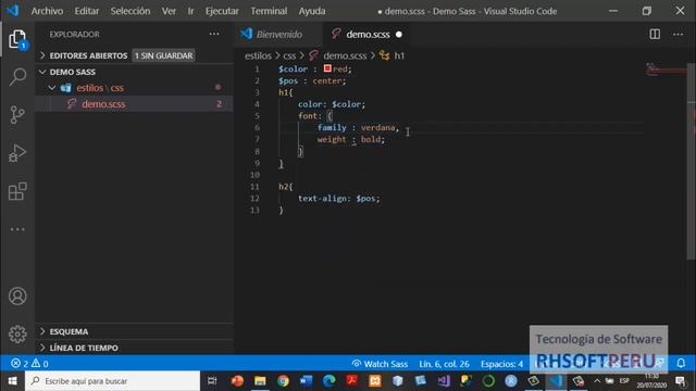 que es sass - parte 2 | CSS смотреть онлайн