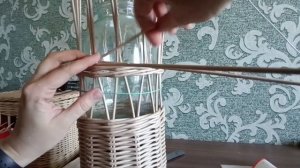 Тубус для хранения туалетной бумаги из бумажной лозы. Подробный мастер-класс.