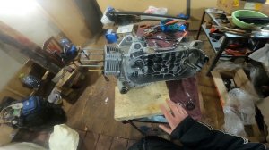 230cc: Установка (замена) левого сальника коленвала