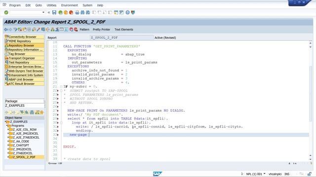 Save list output as SAP spool and download as PDF [english] смотреть онлайн