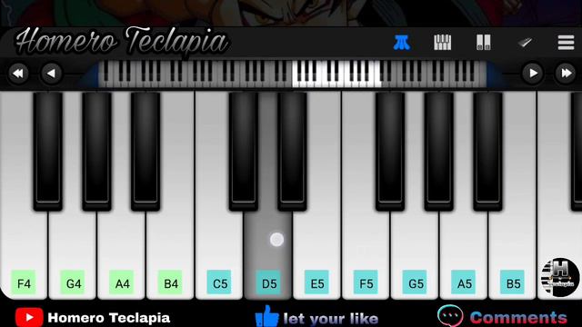 Dragon Ball GT - Opening Theme (PERFECT PIANO) EASY Piano Mobile| Walkband App| Piano Tutorial смотреть онлайн