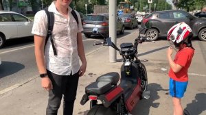 Тест на дальность хода нового электроскутера City Coco 4000W 2021 года 63V50Ah. Москва.Eco Koleso X