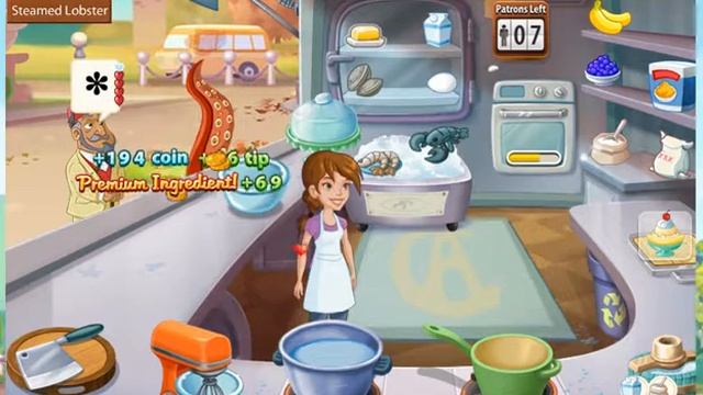 Kitchen Scramble Level 186 смотреть онлайн