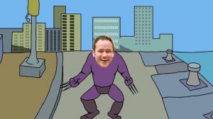 Мульт поздравление "Супер Герой" с днем рождения мужчине