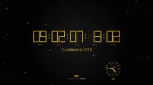 Countdown to 2016 Free Screensaver - Preview [HD]