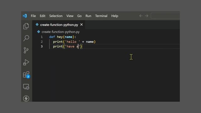 create function - python tricks