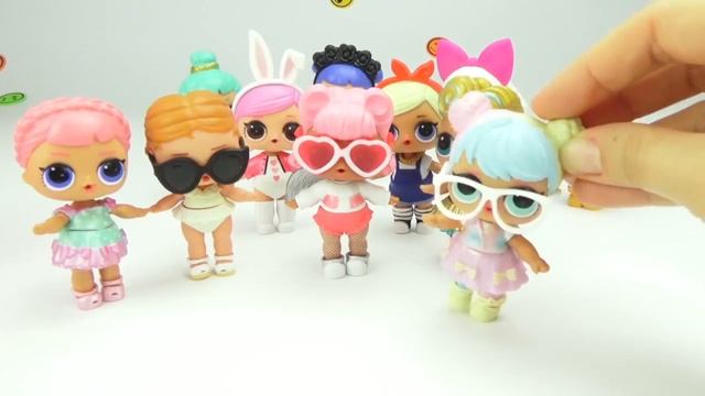 Раскраска куклы и сюрпирзы ЛОЛ, делаем новые наряды смотреть онлайн