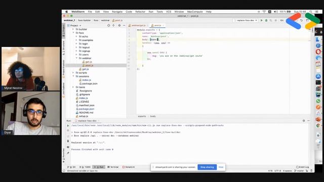 Full stack with ArangoDB and Foxx Microservice with Diyar Osmanov