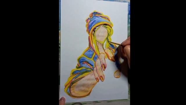 Рисую девушку смотреть онлайн