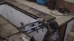 ДОМКРАТ для ямы траверсный