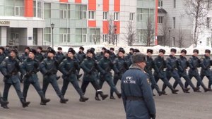 Ежедневно курсанты МЧС России готовятся к участию в Параде Победы на Красной площади