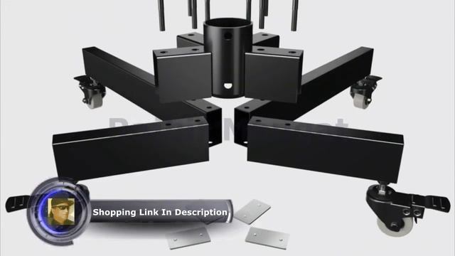 Mobile TV Cart with Wheels for 23 55 Inch TVs Max VESA 400x400mm смотреть онлайн