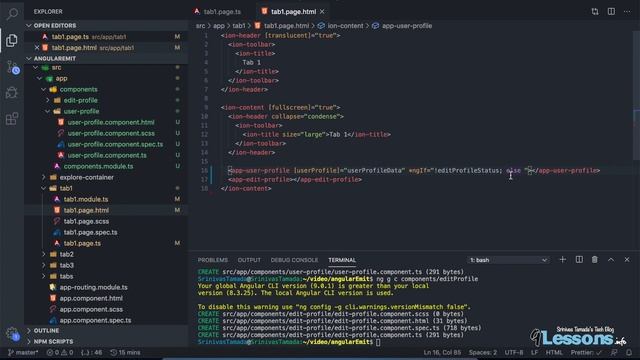Event Emitters Component Interactions in Angular Ionic смотреть онлайн