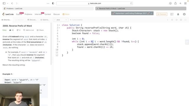 Leetcode Solution - 2000 Reverse Prefix of Word смотреть онлайн