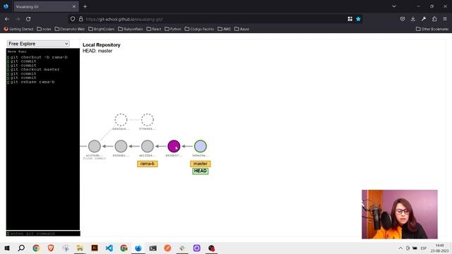 Git merge vs Git rebase - ¿Cuál usar? смотреть онлайн