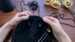 Вязаная мужская шапки бини двойная. Несколько вариантов  ♥ Вяжем спицами ♥ Вязание - это просто ♥