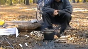 Готовим в лесу   Булгур с куриной грудкой и грибами