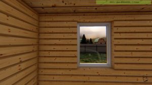 Проект индивидуального жилого дома D015 - 6000х6000 (Project of an individual residential building)