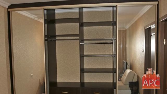 Встроенный шкаф купе с зеркальными дверями Шкаф купе на заказ смотреть онлайн