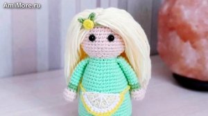 Амигуруми: схема Кукла Здравушка. Игрушки вязаные крючком - Free crochet patterns.