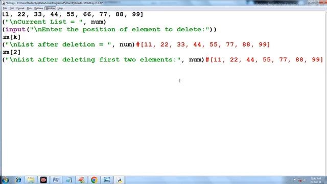 Python List Tutorial For Beginners | List is Mutable or Immutable ll Python List Mairathan
