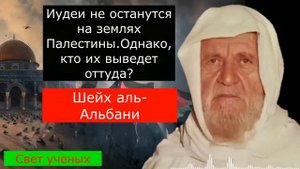 Иудеи не останутся на землях Палестины,кто их изгонит?Шейх аль Альбани