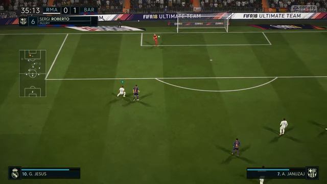 FIFA 18 Gameplay - Real Madrid vs FC Barcelona (Career Mode / World Class) || Year 2025 смотреть онлайн