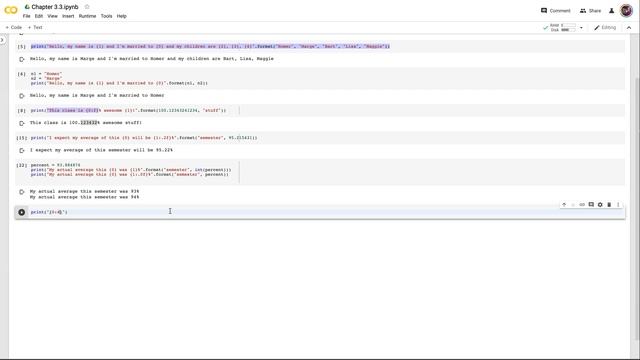 Python: .format function