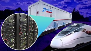 Мощнейший накопитель энергии для РЖД от Vektor Energy 8 суток резерва + солнечные модули