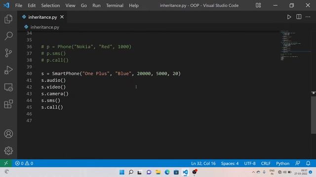 V26 - Introduction to super() keyword in Python